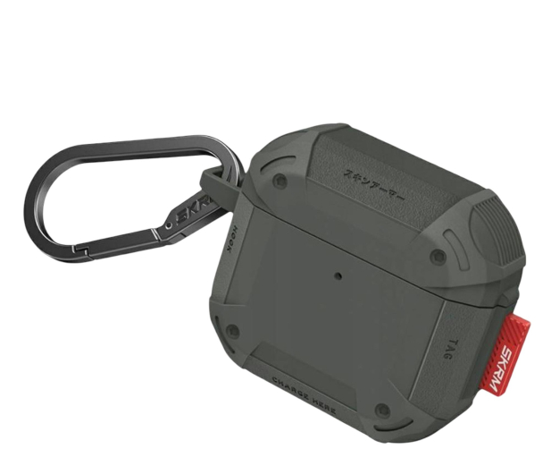Skinarma Etui Mecha CE do AirPods 4 oliwkowy - 1349115 - zdjęcie